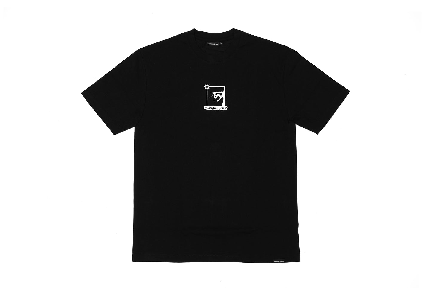 NiceStranger | Face Tee Black