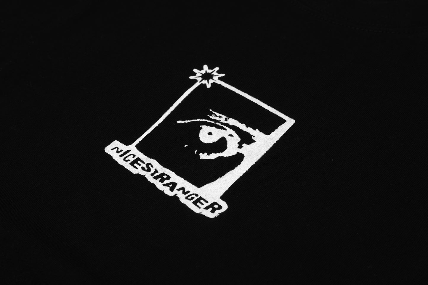 NiceStranger | Face Tee Black