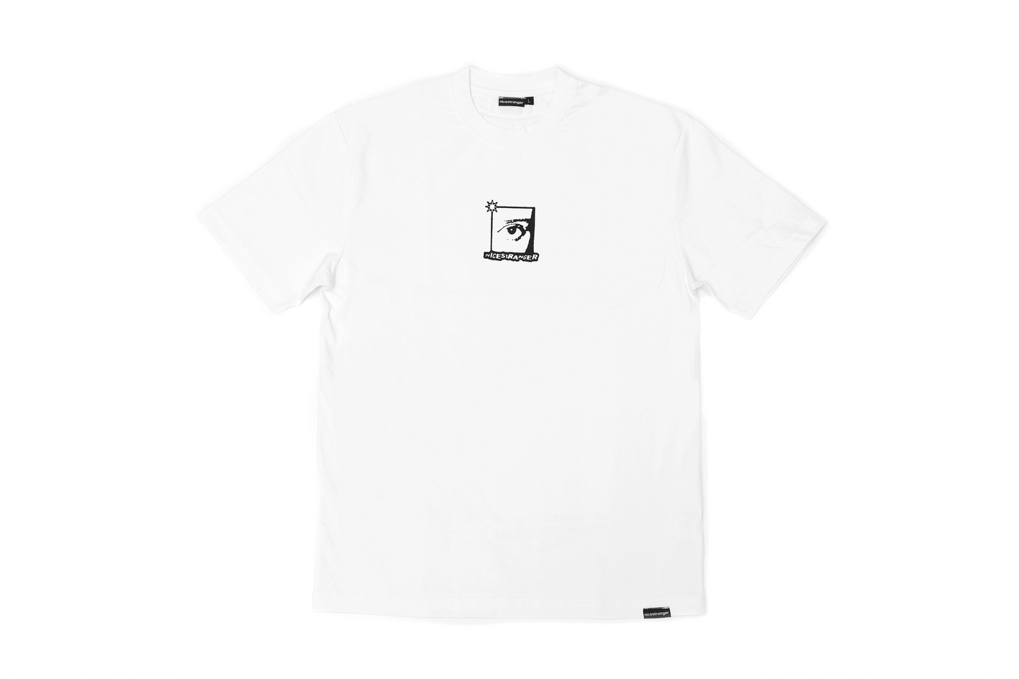 NiceStranger | Face Tee White