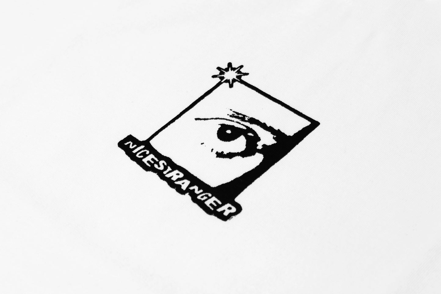 NiceStranger | Face Tee White
