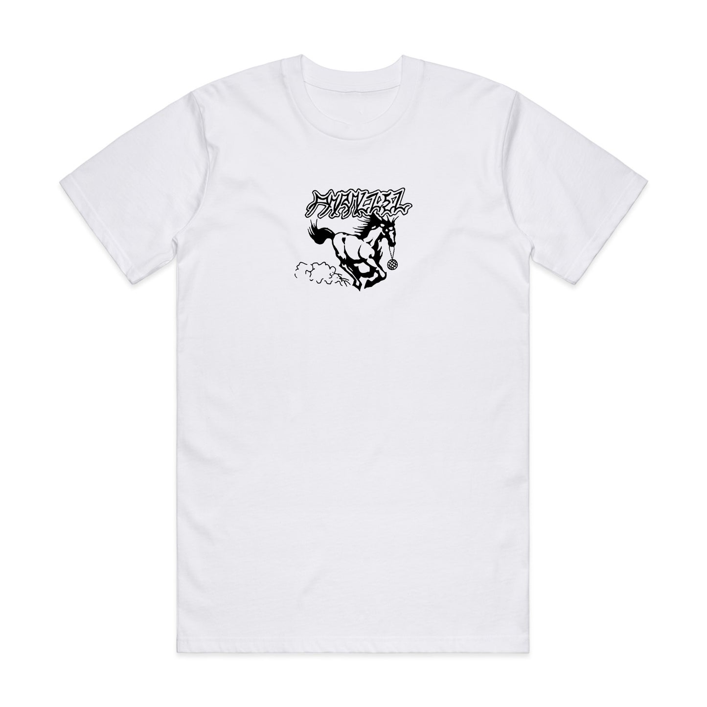 Parallel | Horse Tee White