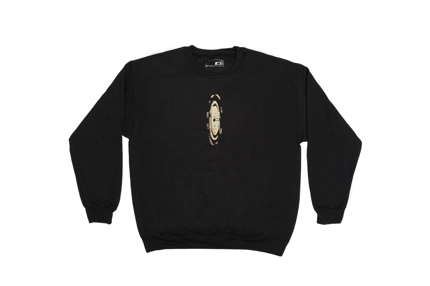 Parallel | Code Crewneck Black