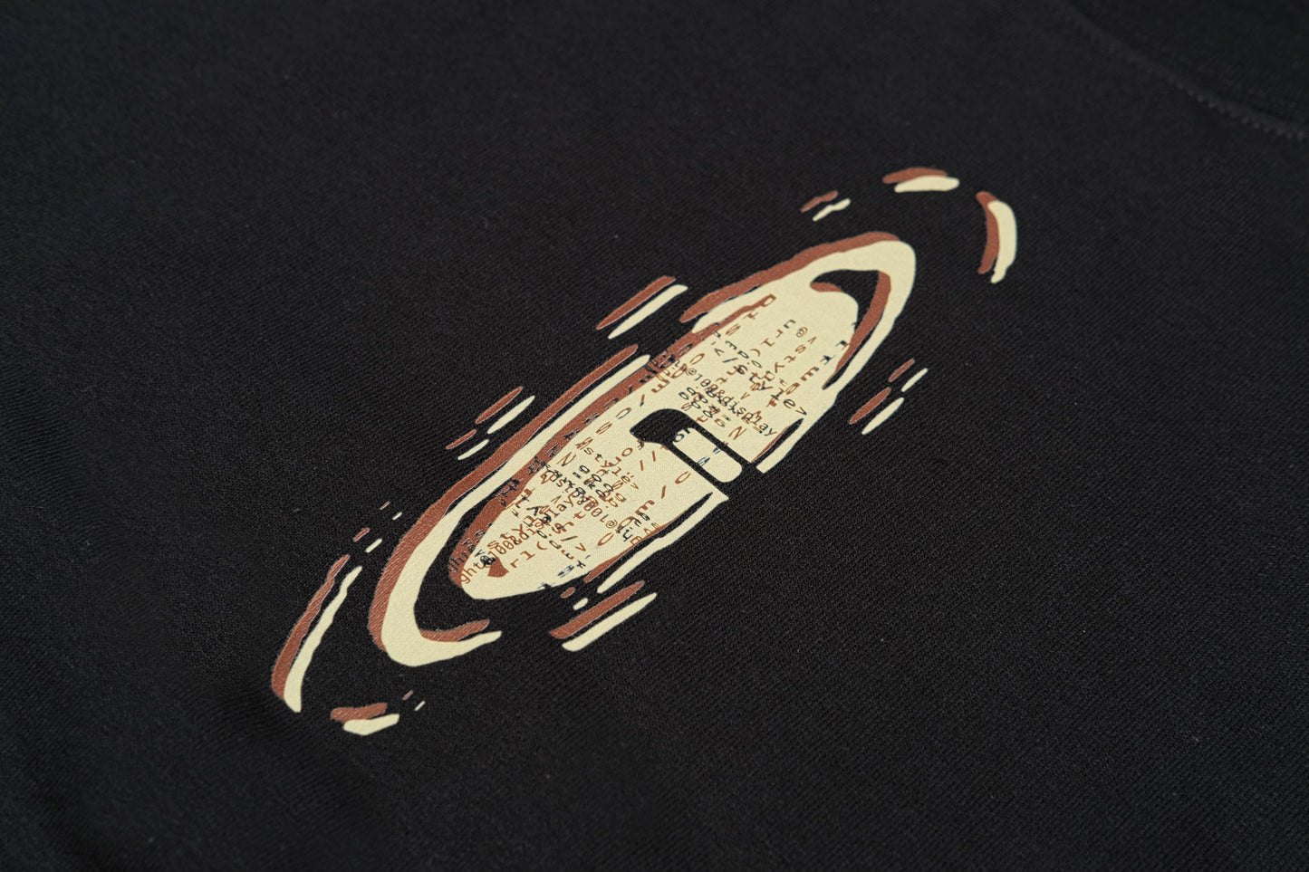 Parallel | Code Crewneck Black