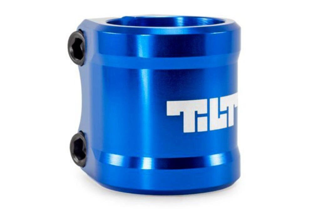 tilt clamp arc blue double scooter trottinette
