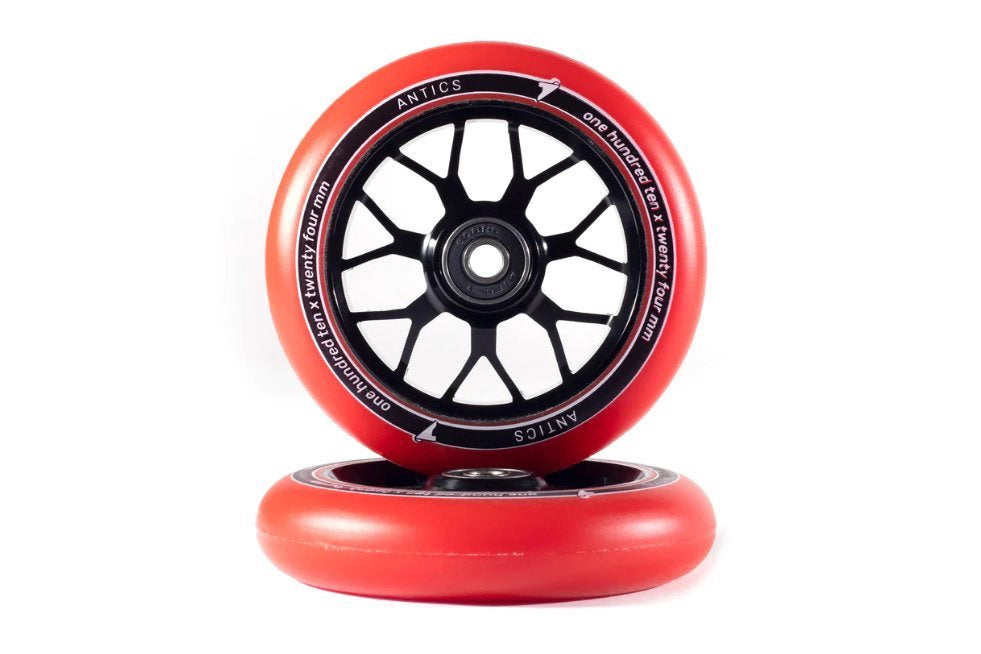 antics-wheels-glider-black-red-110mm-trottinette-scooter