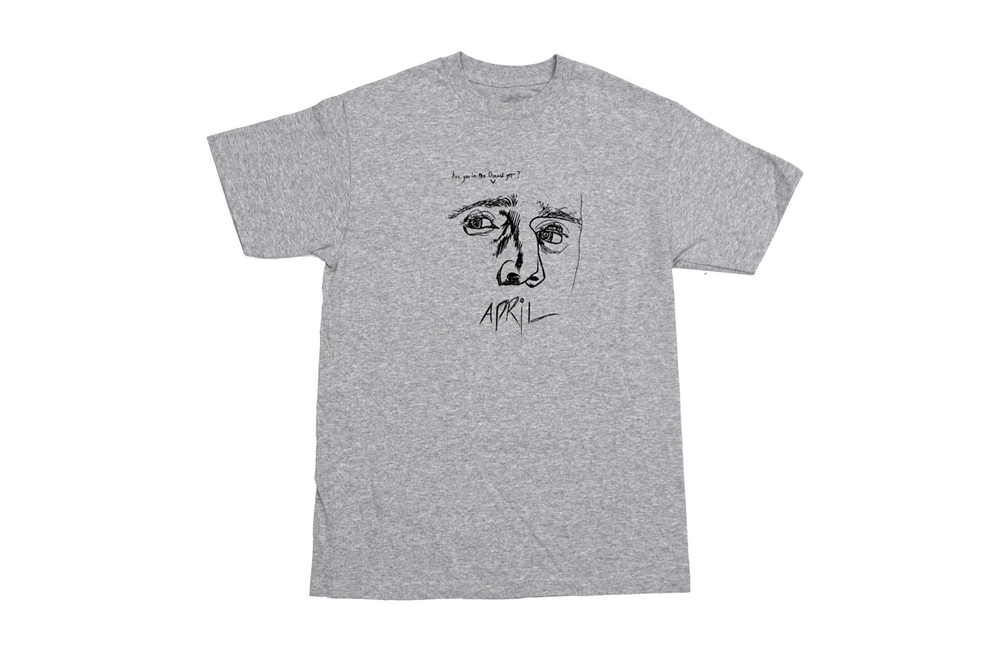 april church t-shirt grey scooter trottinette