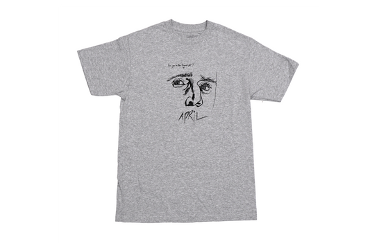 april church t-shirt grey scooter trottinette