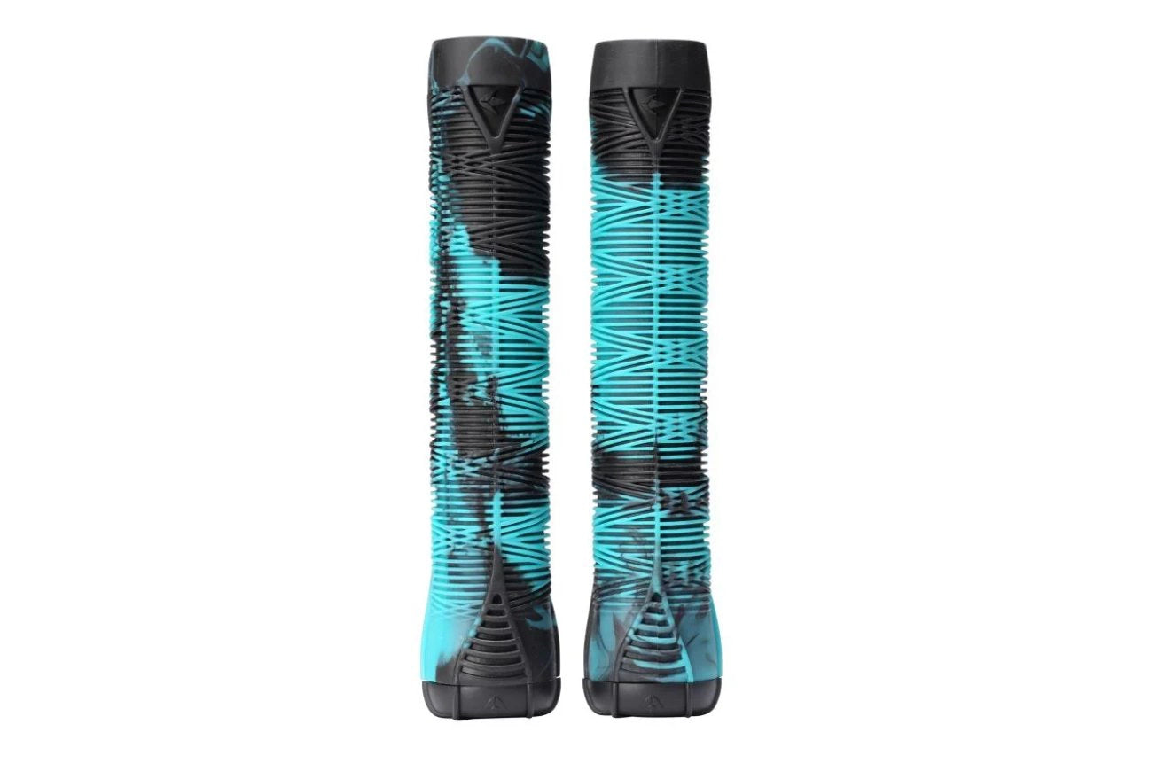 Envy Grips Black Teal Poignées Trottinette Scooters