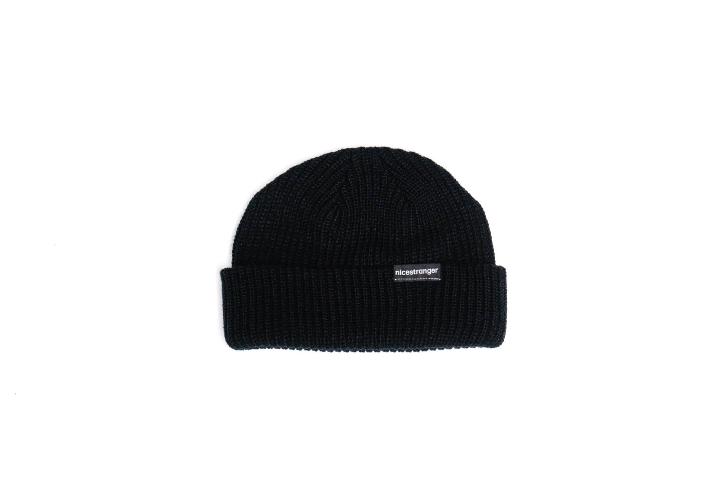 Nicestranger | Cable Beanie Black