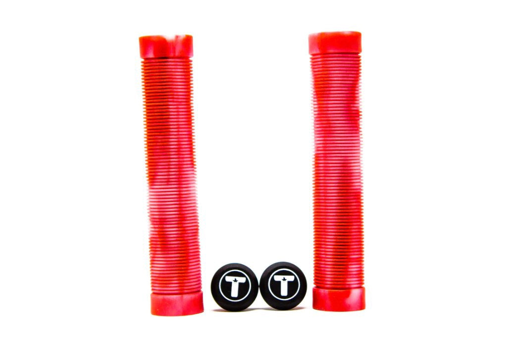 trynyty grips transparent red scooter