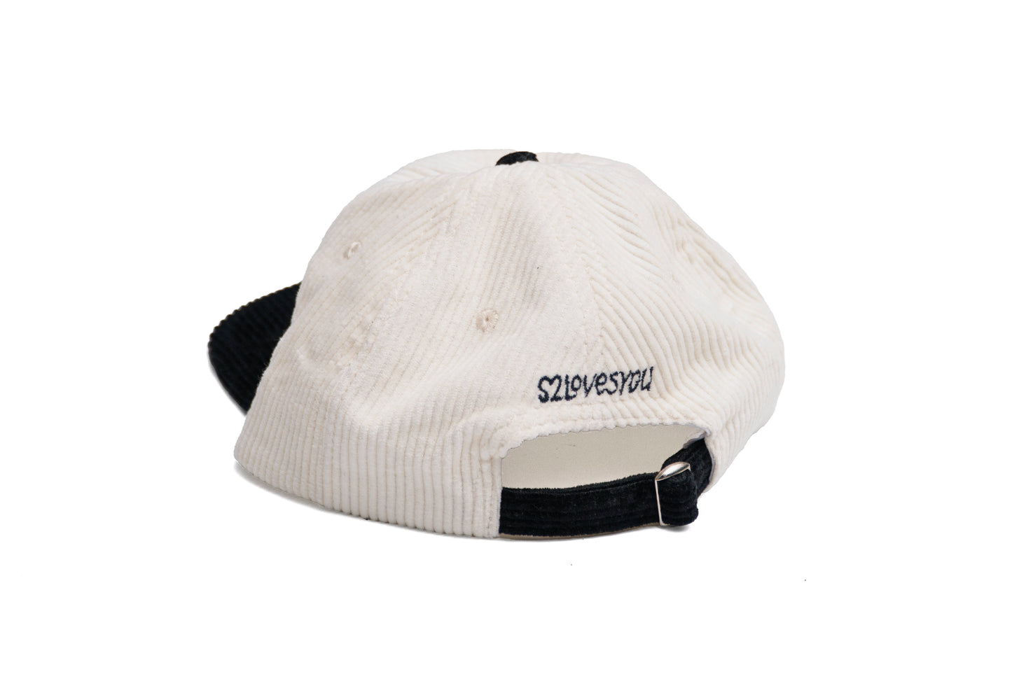 S2 Loves You | Hat Polaroid Corduroy Black/White