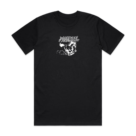 Parallel | Horse Tee Black