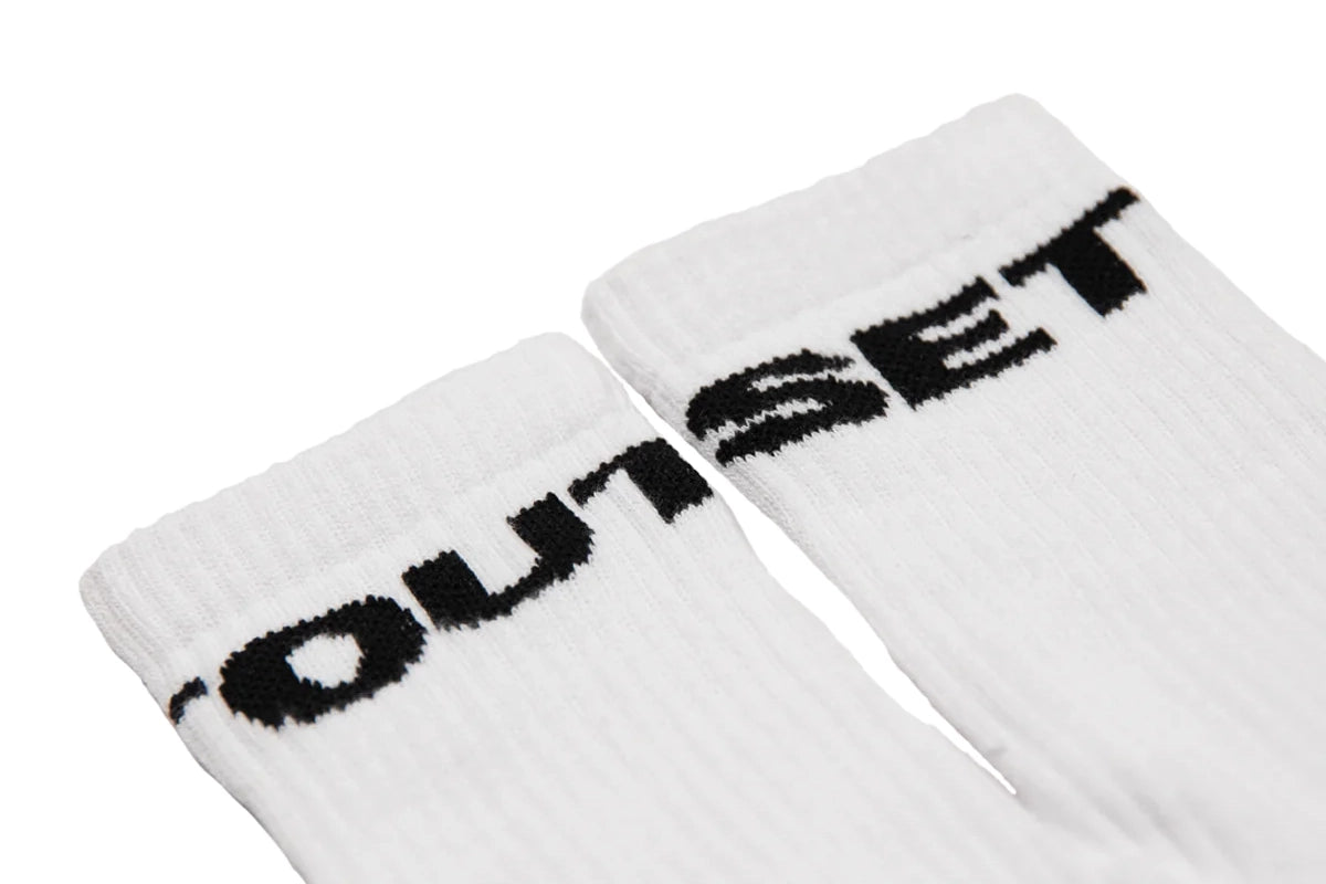 Outset | Crew Socks White