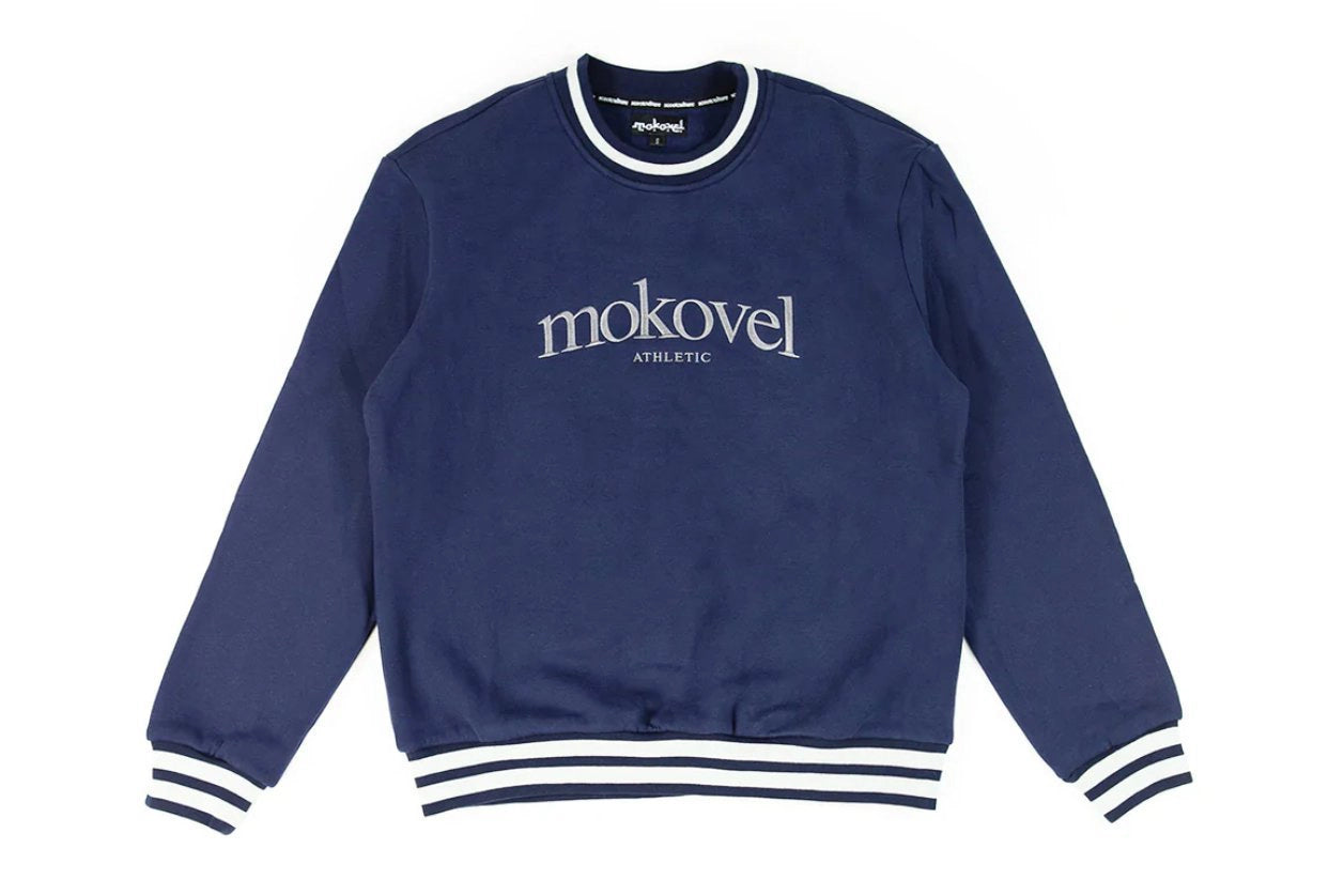 Mokovel | Sweat Athletic Crewneck Blue