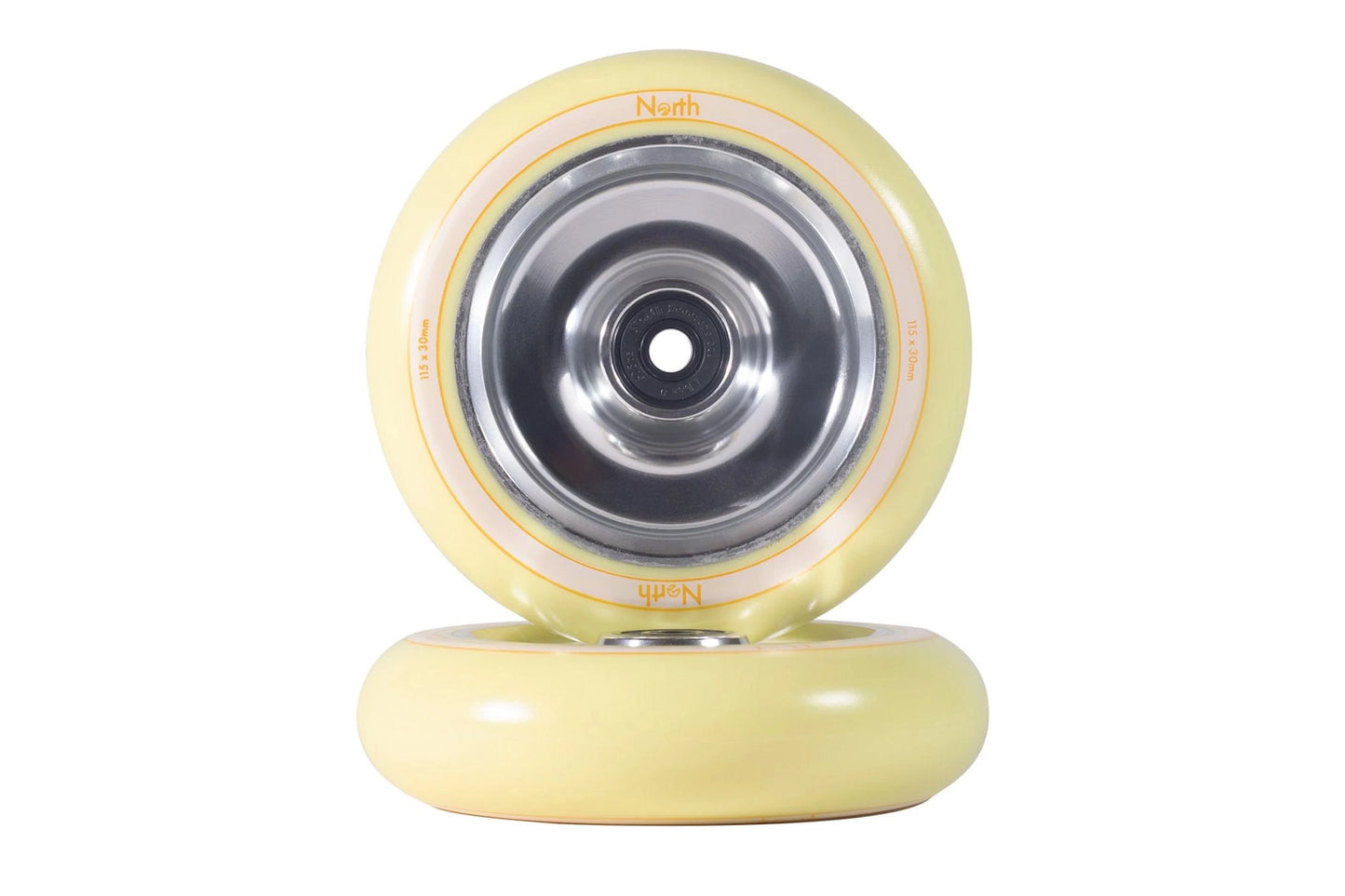 North | Wheels Fullcore Silver/Cream (115x30)