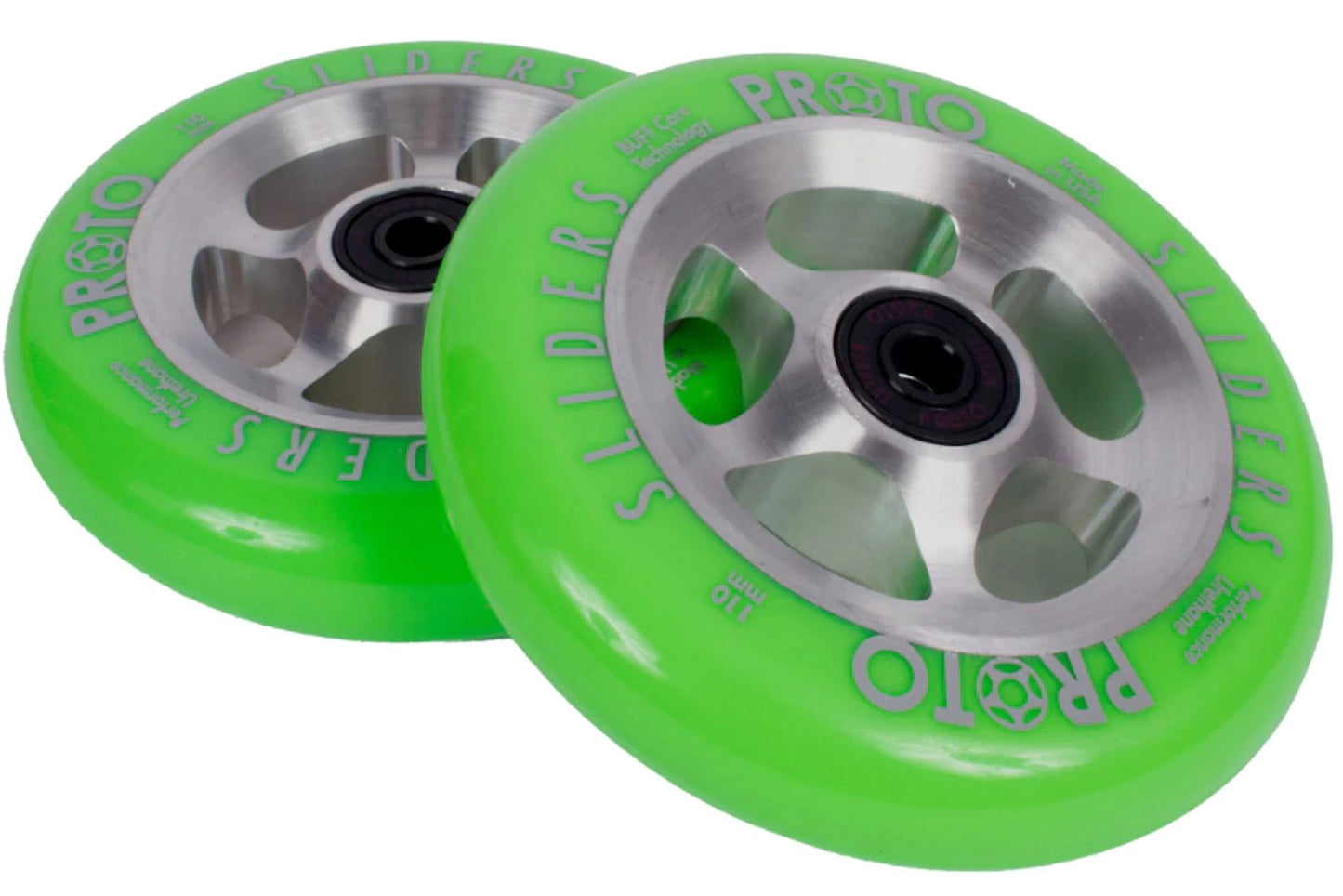Proto | Wheels StarBright Sliders Neon Green (110x24)