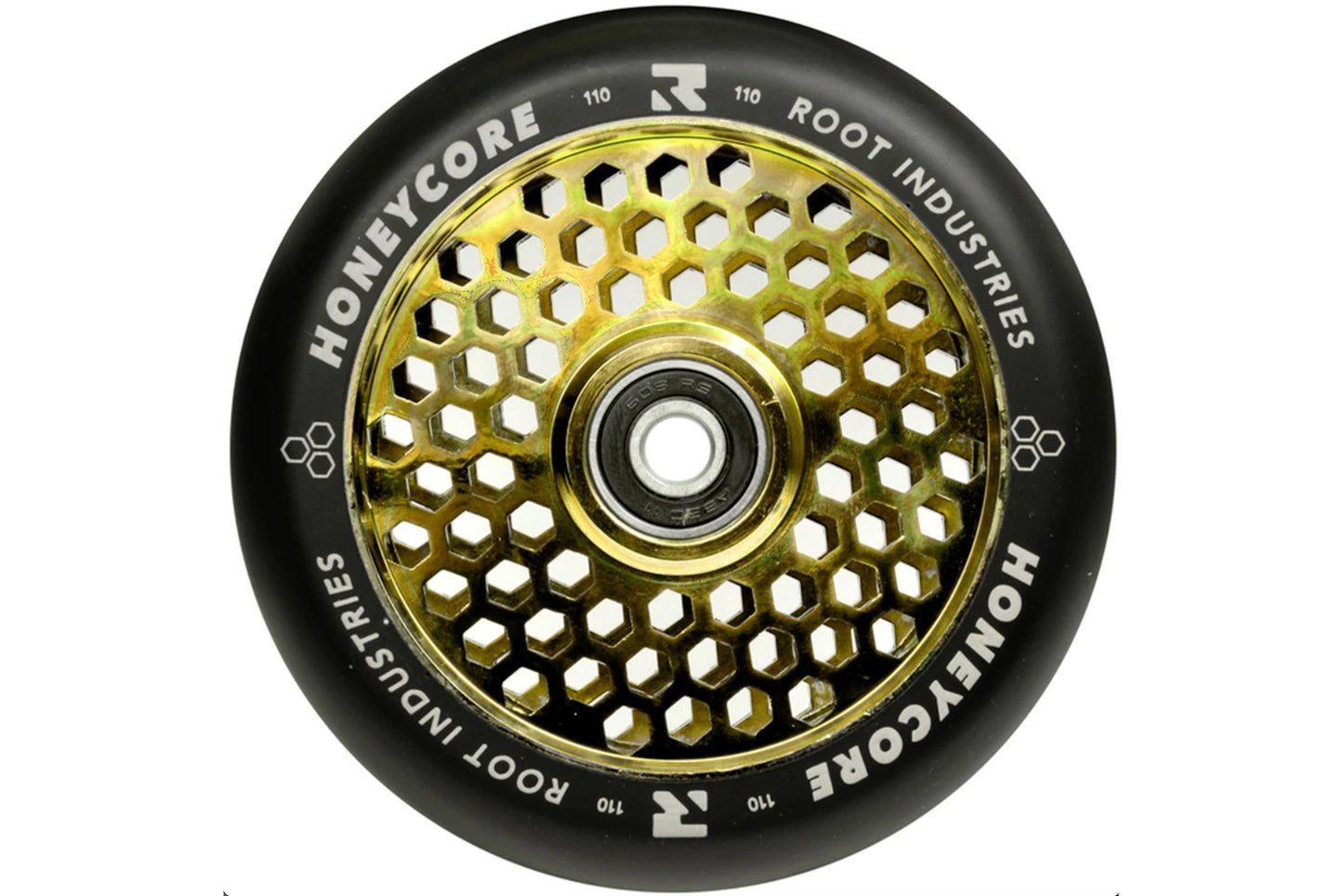 Root Industries | Wheels Honeycore Black/Gold Rush (120x24)