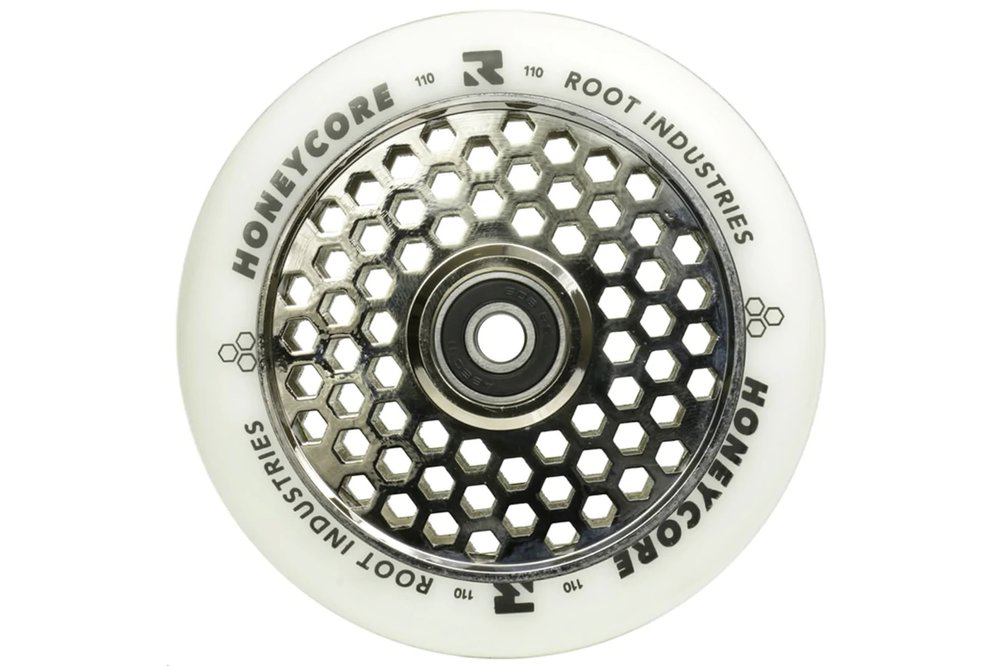 root-wheels-honeycore-110-white-mirror-trottinette-scooter