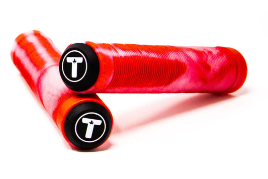 trynyty grips transparent red scooter